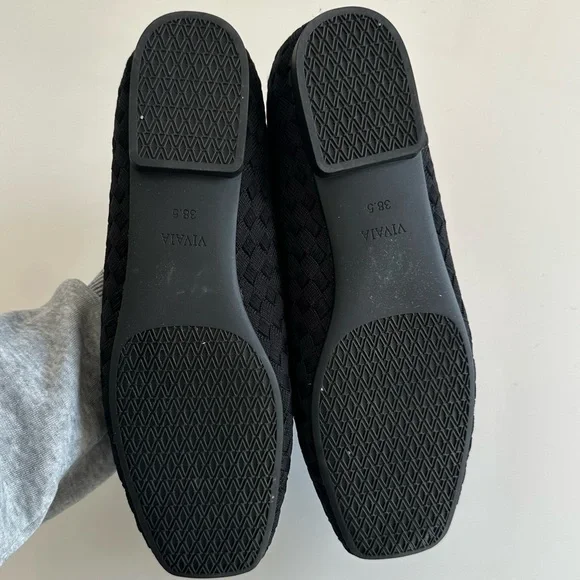Vivaia Square Toe Miranda Black ballerina flats - Picture 5 of 10